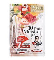 Japan Gals Mask With Extracts Of 10 Fruits - Маска с экстрактами 10 фруктов 7 шт